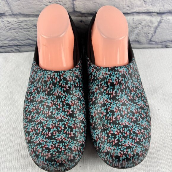 Crocs Women's 9 Neria Pro Triple Comfort Floral Slide-on Rubber Clogs - Picture 6 of 14